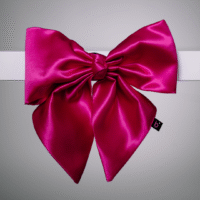 Silk hair clip with bow