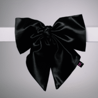 Silk hair clip with bow