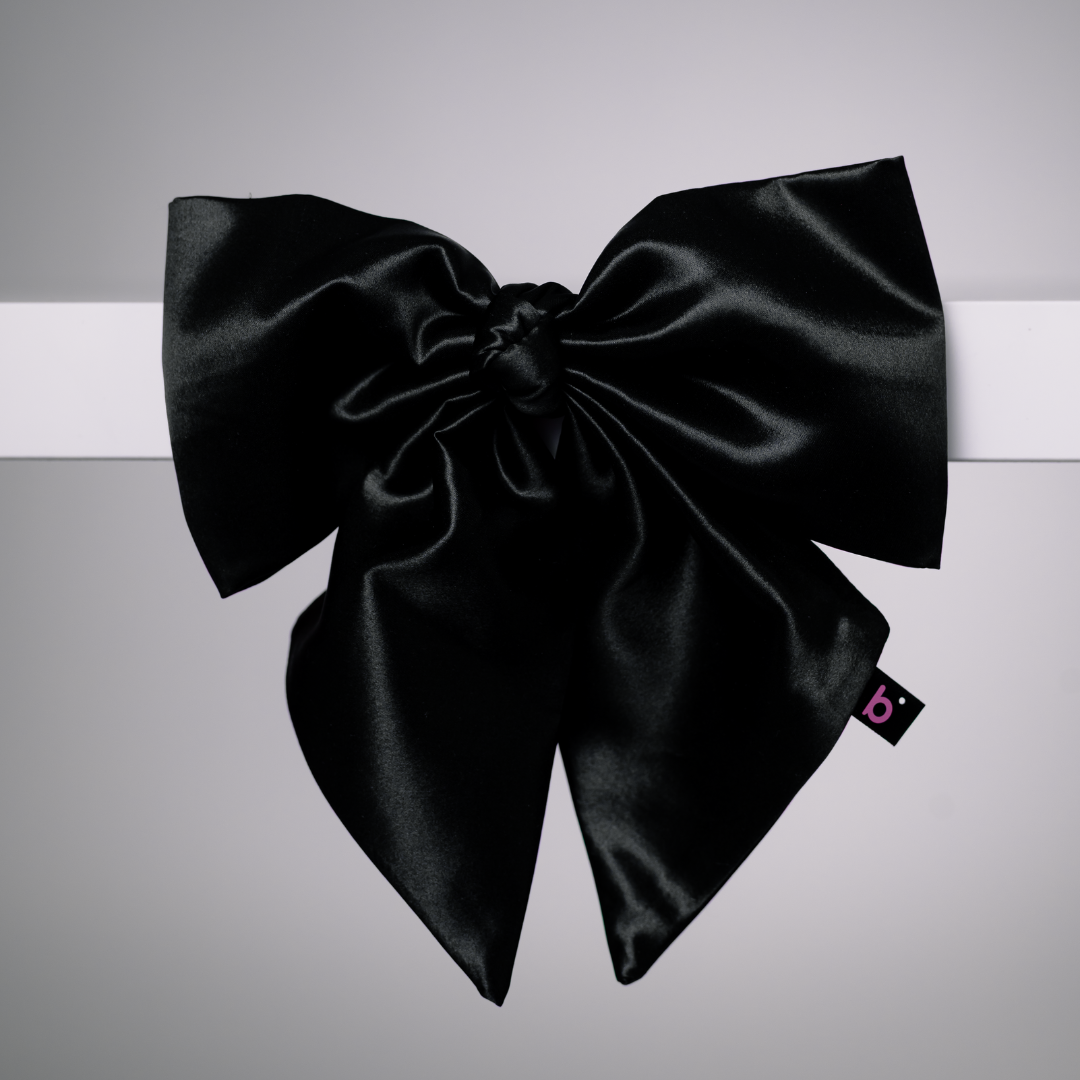 Silk hair clip with bow
