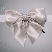 Silk hair clip with bow
